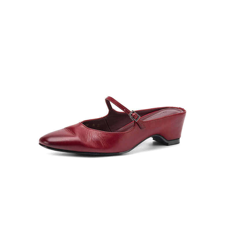Ladies MaryJane open back shoes