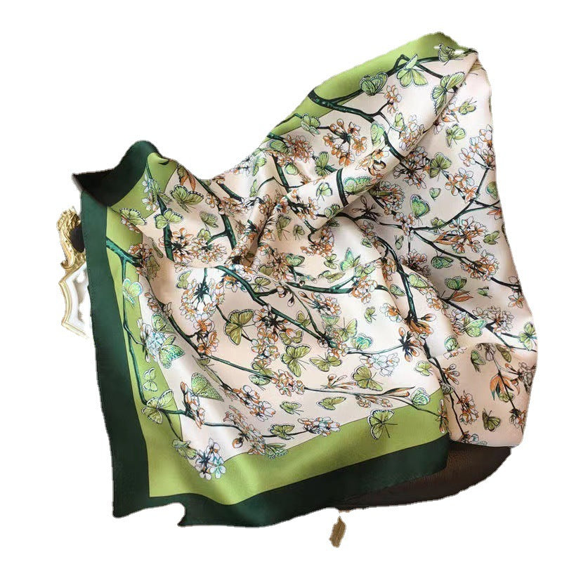 Women's Silk Scarf Sun-protective
