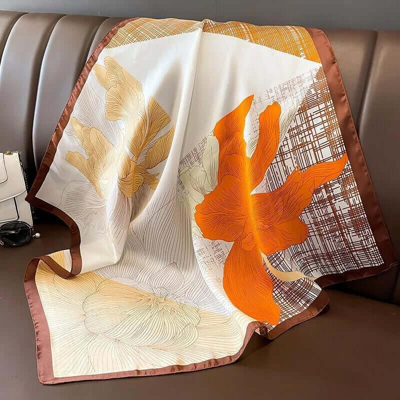Women's Silk Scarf Sun-protective