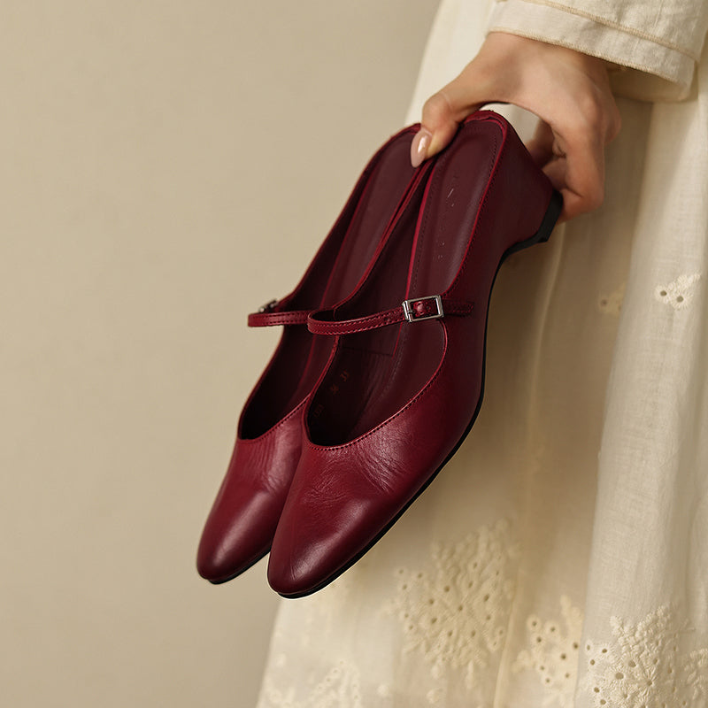 Ladies MaryJane open back shoes