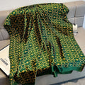 Women's Stylish and Versatile Green Shawl