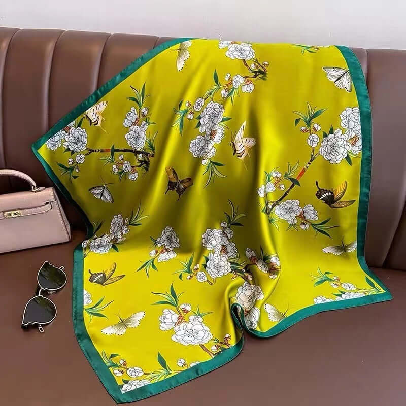 Women's Silk Scarf Sun-protective