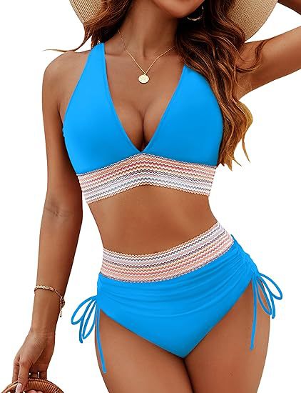 Women's Fashion High Waist Bikini Split Suit