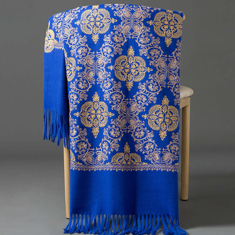 Women's Crown-Embroidered Versatile Scarf