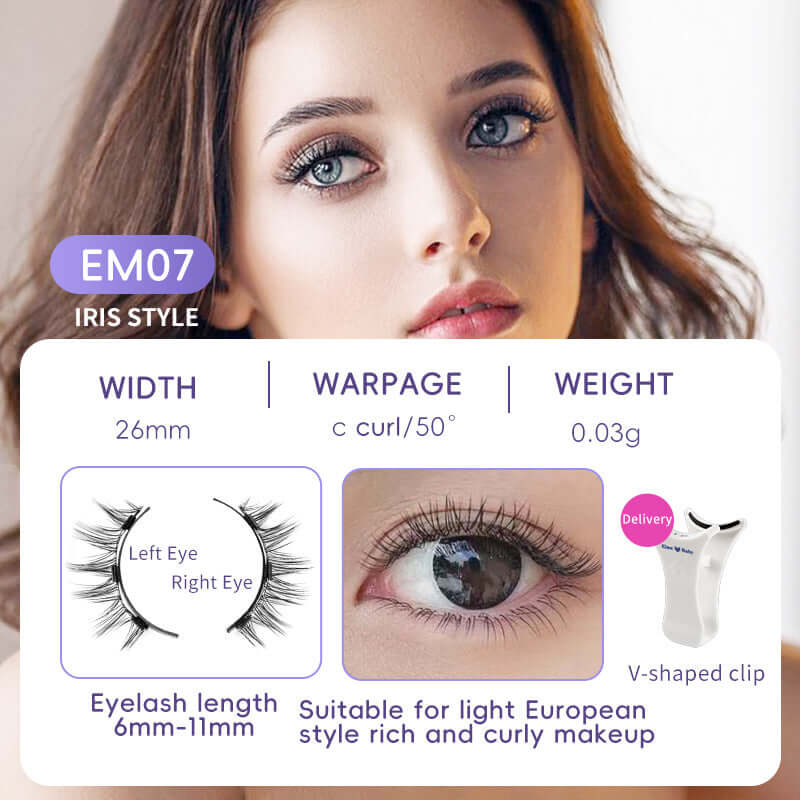 Natural Eyelashes Magnetic Suction