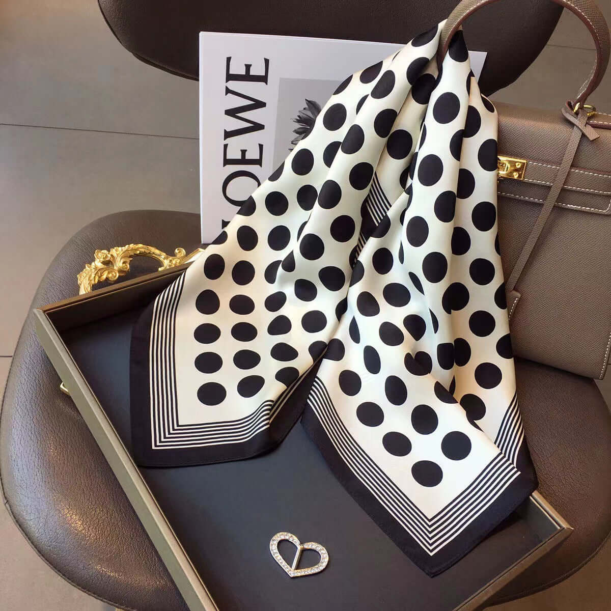 Women's Silk Scarf Sun-protective