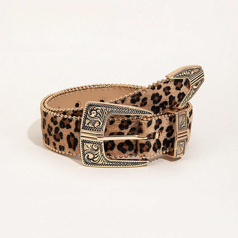 Women's Leopard-Print Versatile Sassy Waist Belt