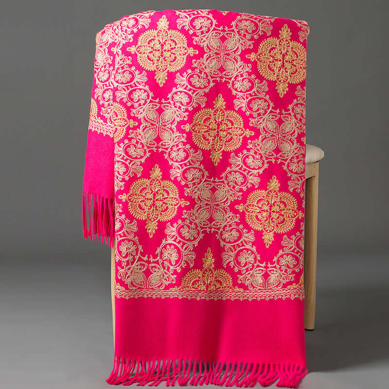 Women's Crown-Embroidered Versatile Scarf