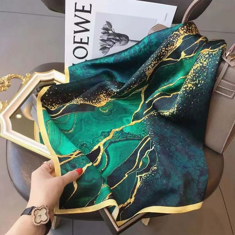 Women's Silk Scarf Sun-protective