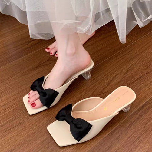 Women Butterfly bow slippers