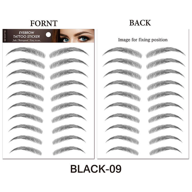 Eyebrow Tattoo Sticker Waterproof Cosmetics Long Lasting Makeup False Eyebrows Stickers