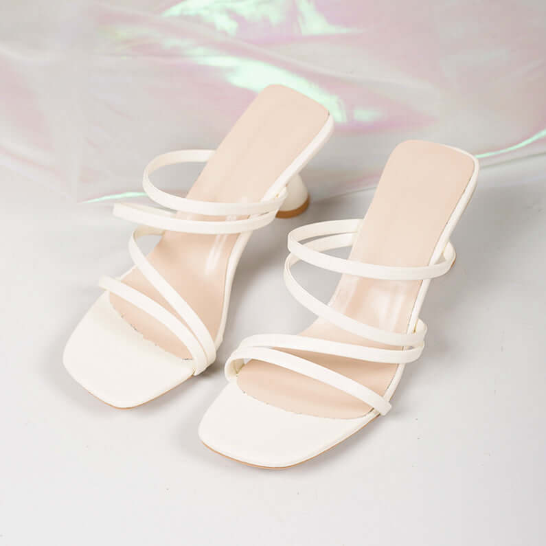 Women plus size stiletto sandals