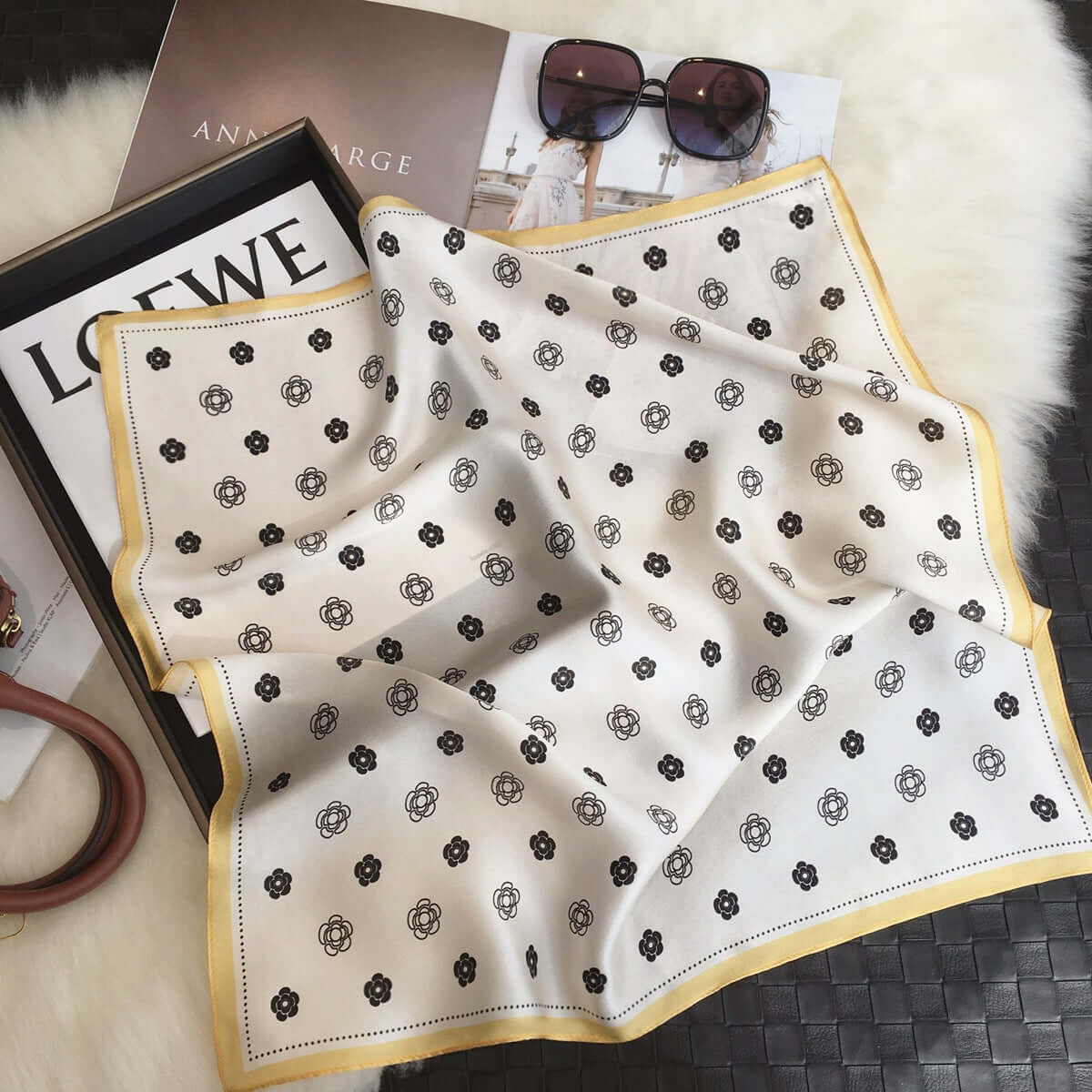 Women's Silk Scarf Sun-protective