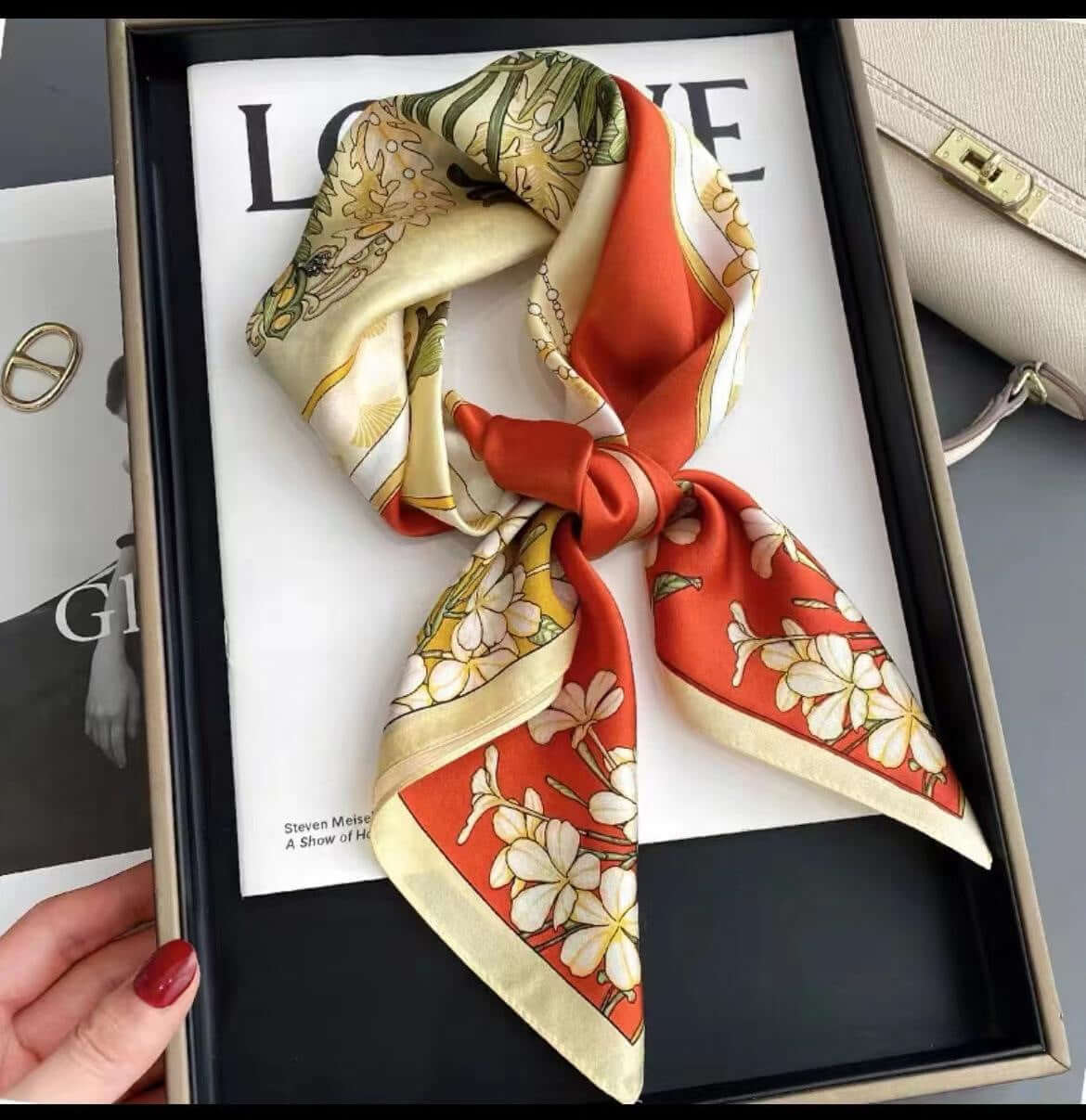 Women's Silk Scarf Sun-protective