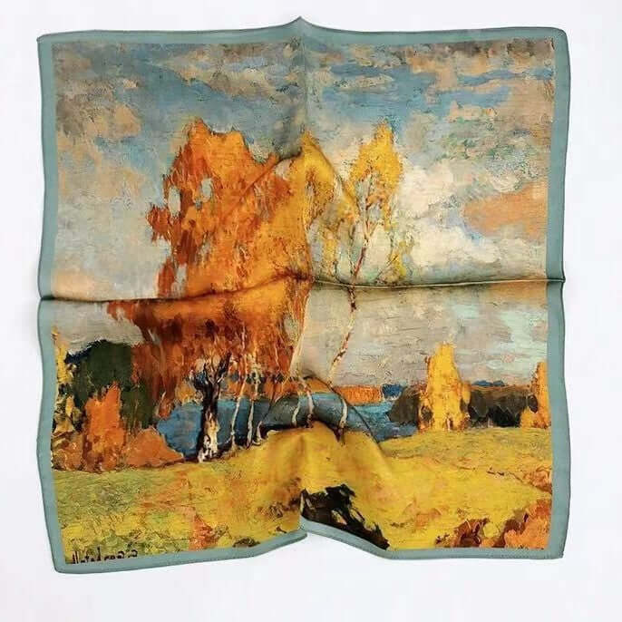 Women's Silk Scarf Sun-protective