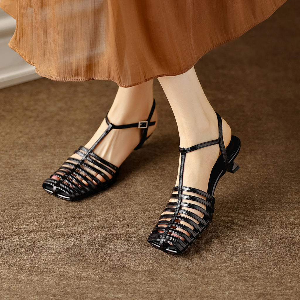 Women's T-Strap slingback sandals