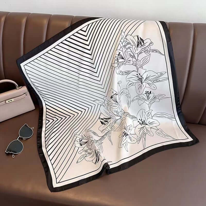 Women's Silk Scarf Sun-protective