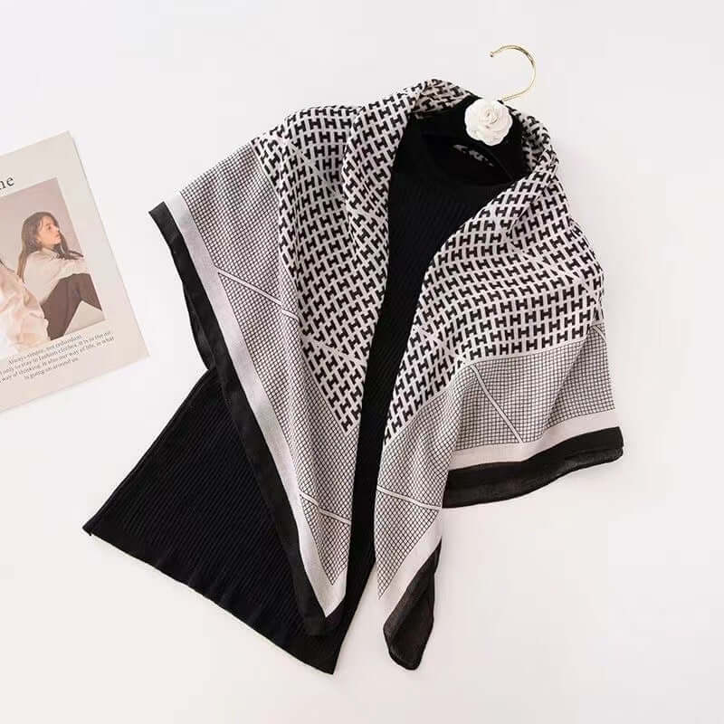 Women's Silk Scarf Sun-protective