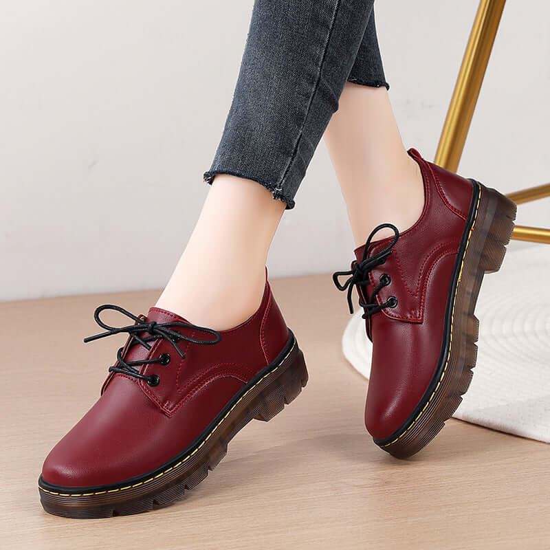 Women's British soft style shoes