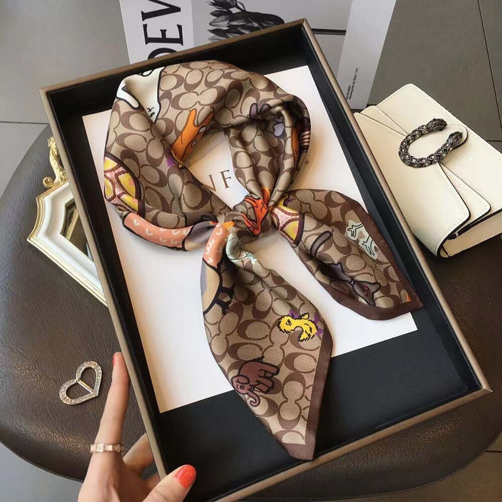 Women's Silk Scarf Sun-protective