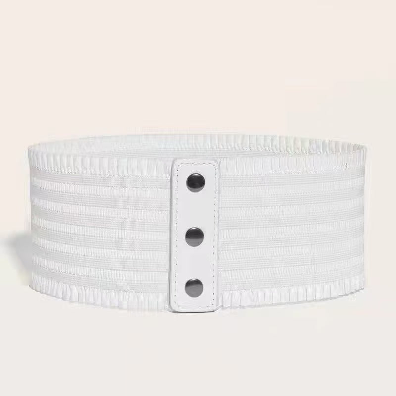 Simple Elastic Lace Trim Waistband For Skirt Hems
