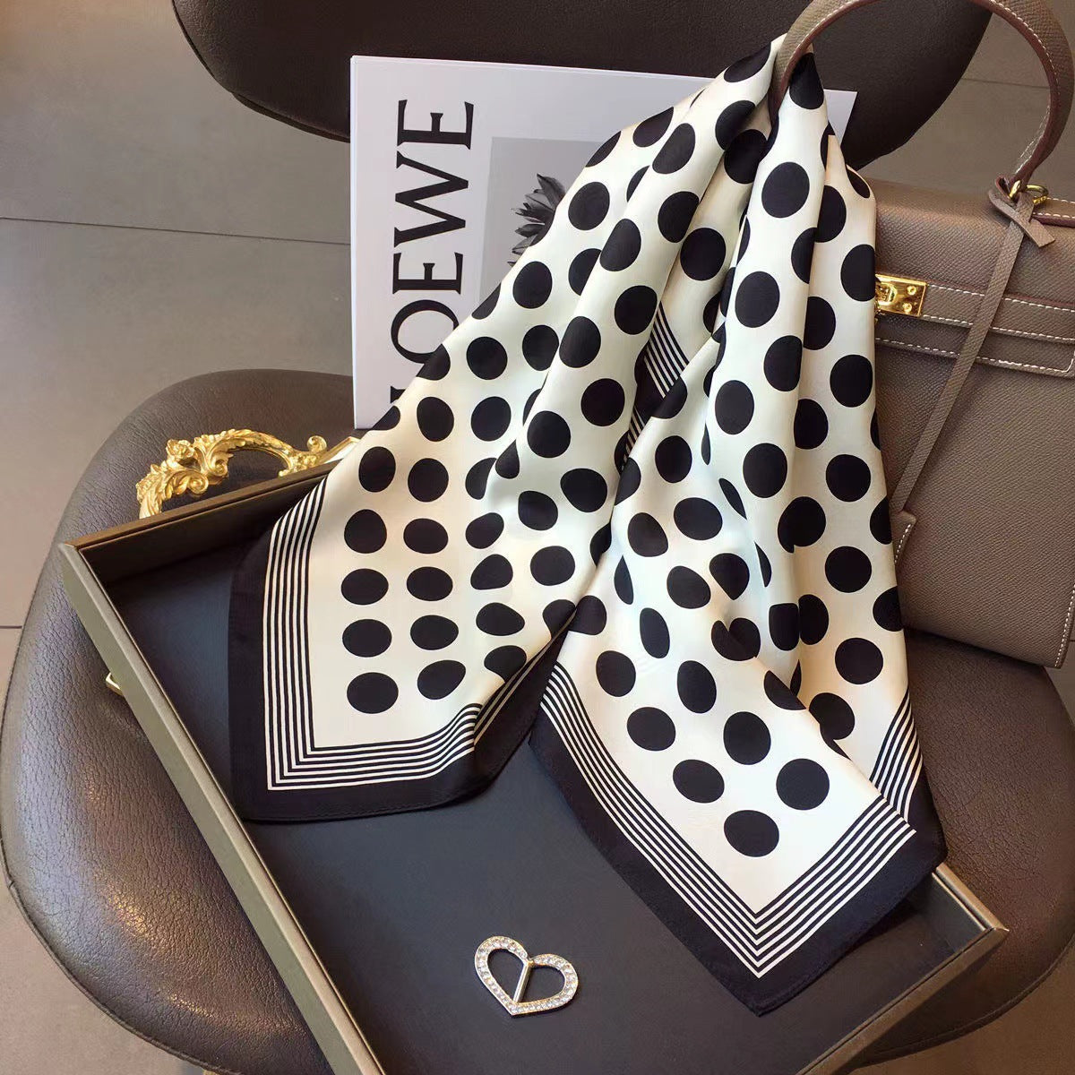 Women's Silk Scarf Sun-protective