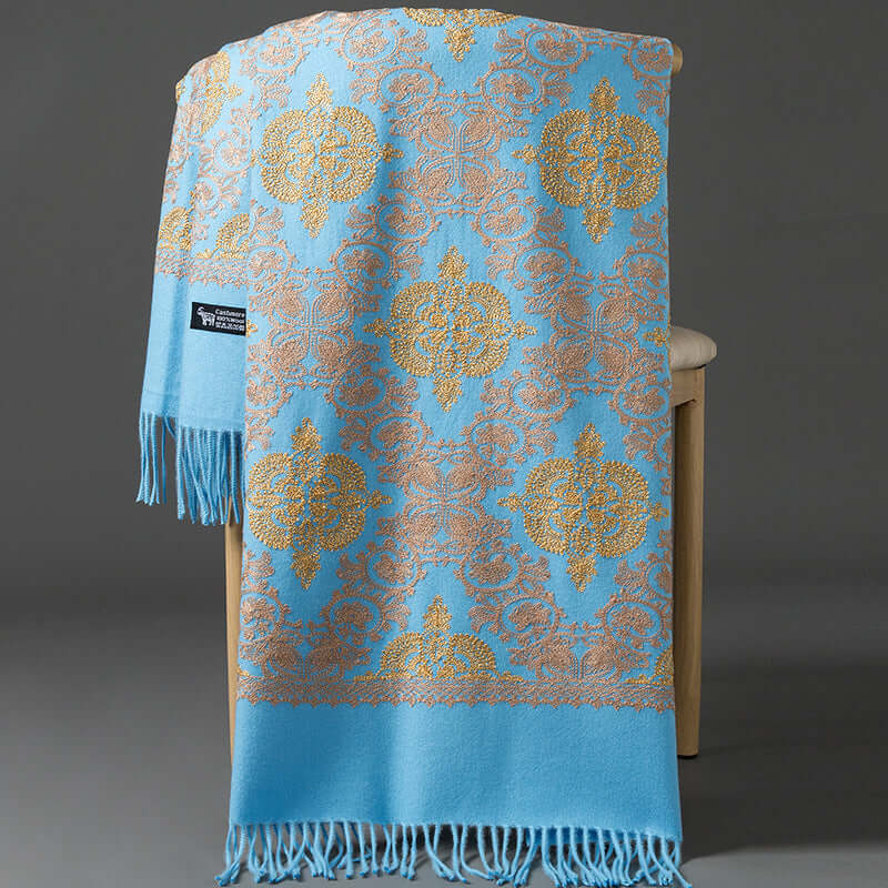 Women's Crown-Embroidered Versatile Scarf
