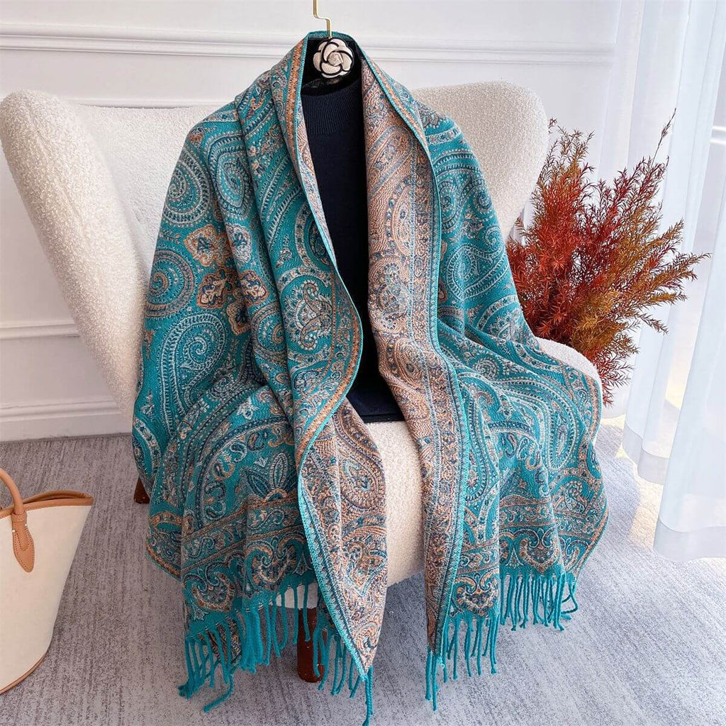Women's Shawl Dual-Versatile Extra-thick Scarf