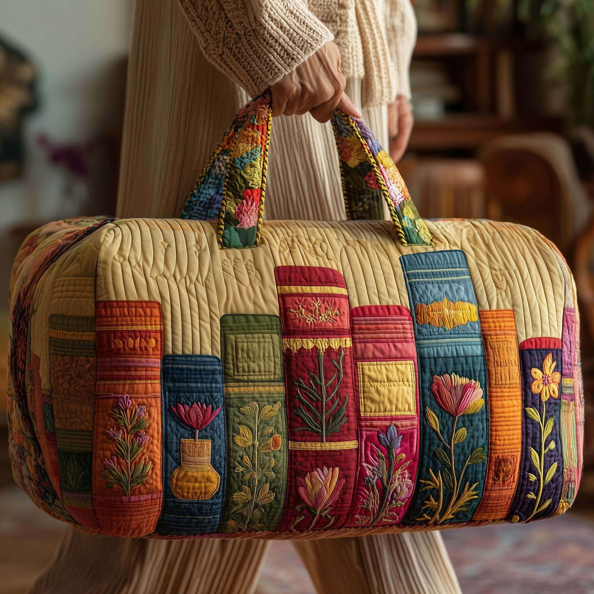 Women's Handheld Travel Bag — Compact Beauty Organizer for On-the-Go