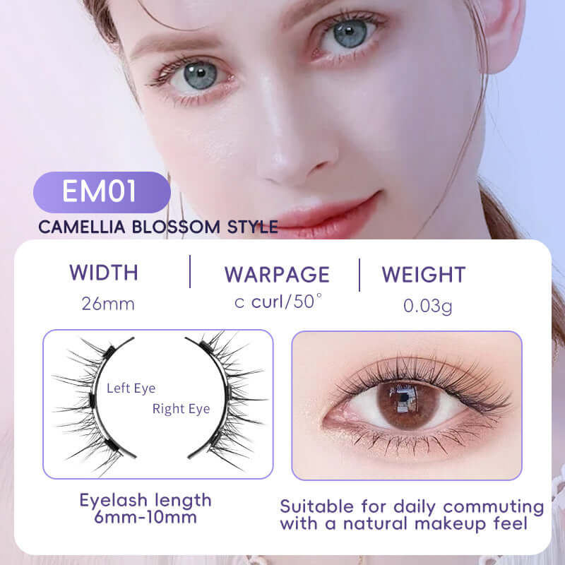 Natural Eyelashes Magnetic Suction
