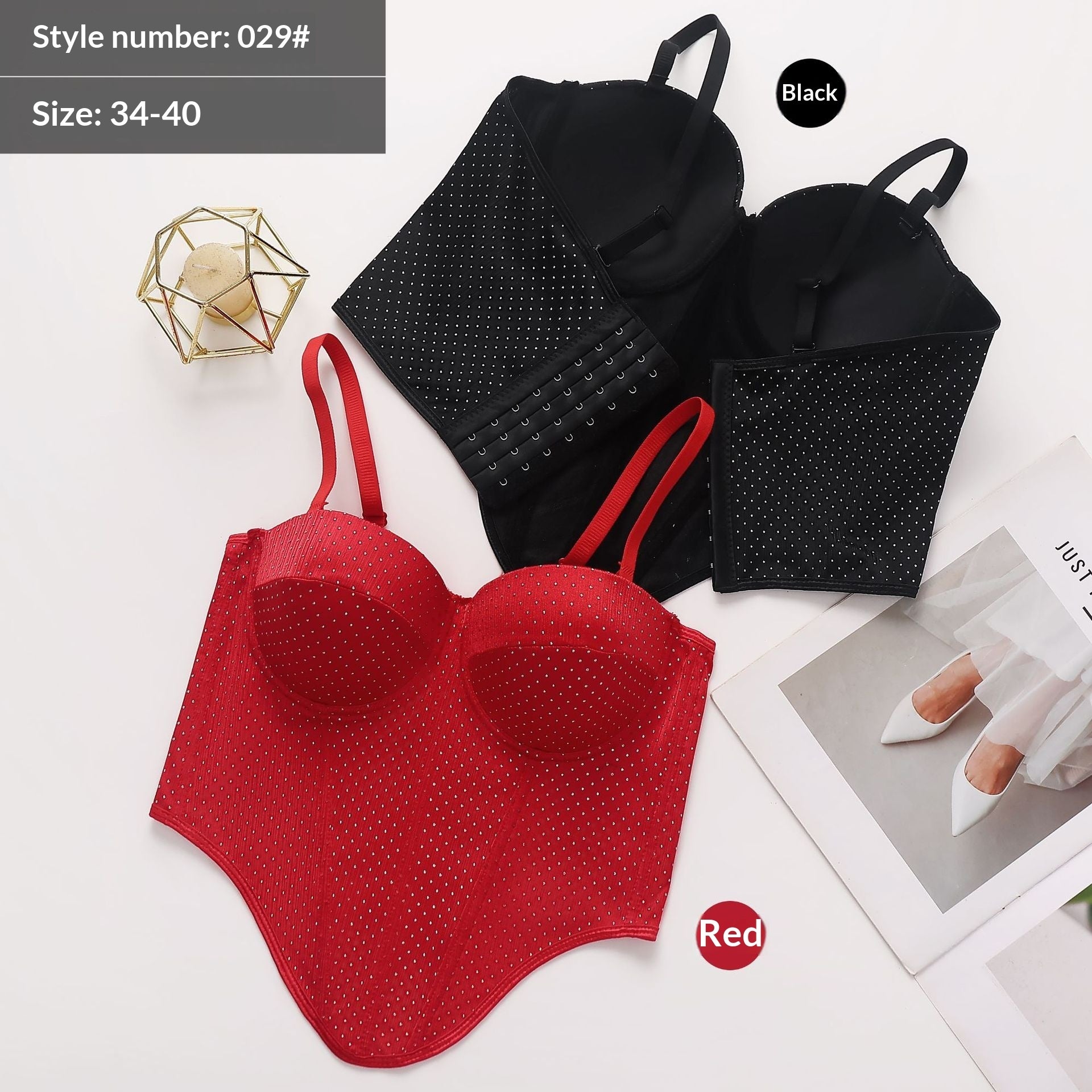 Ladies versatile Strapless camisole