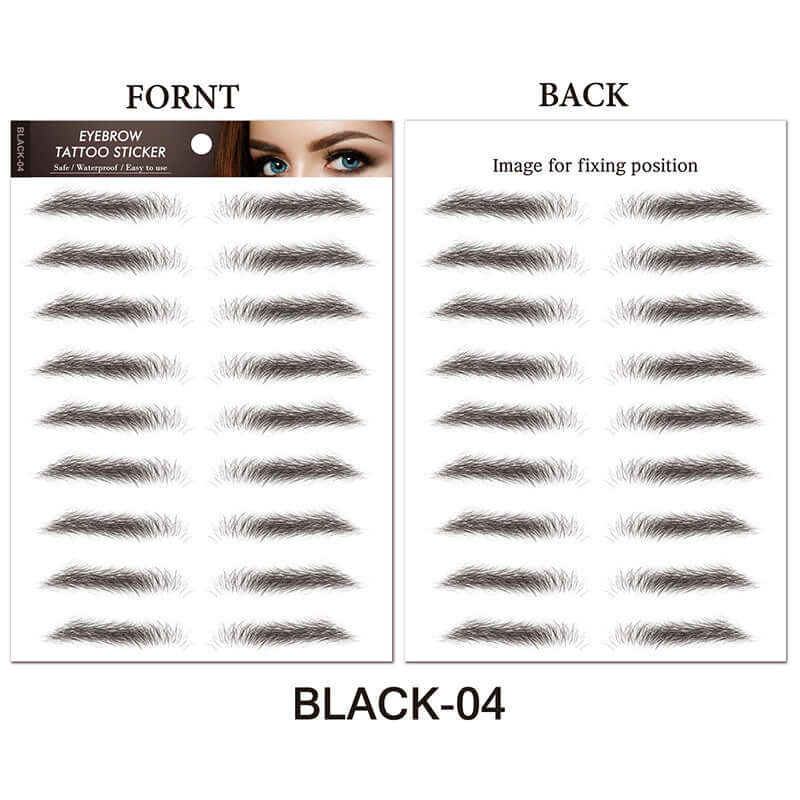 Eyebrow Tattoo Sticker Waterproof Cosmetics Long Lasting Makeup False Eyebrows Stickers