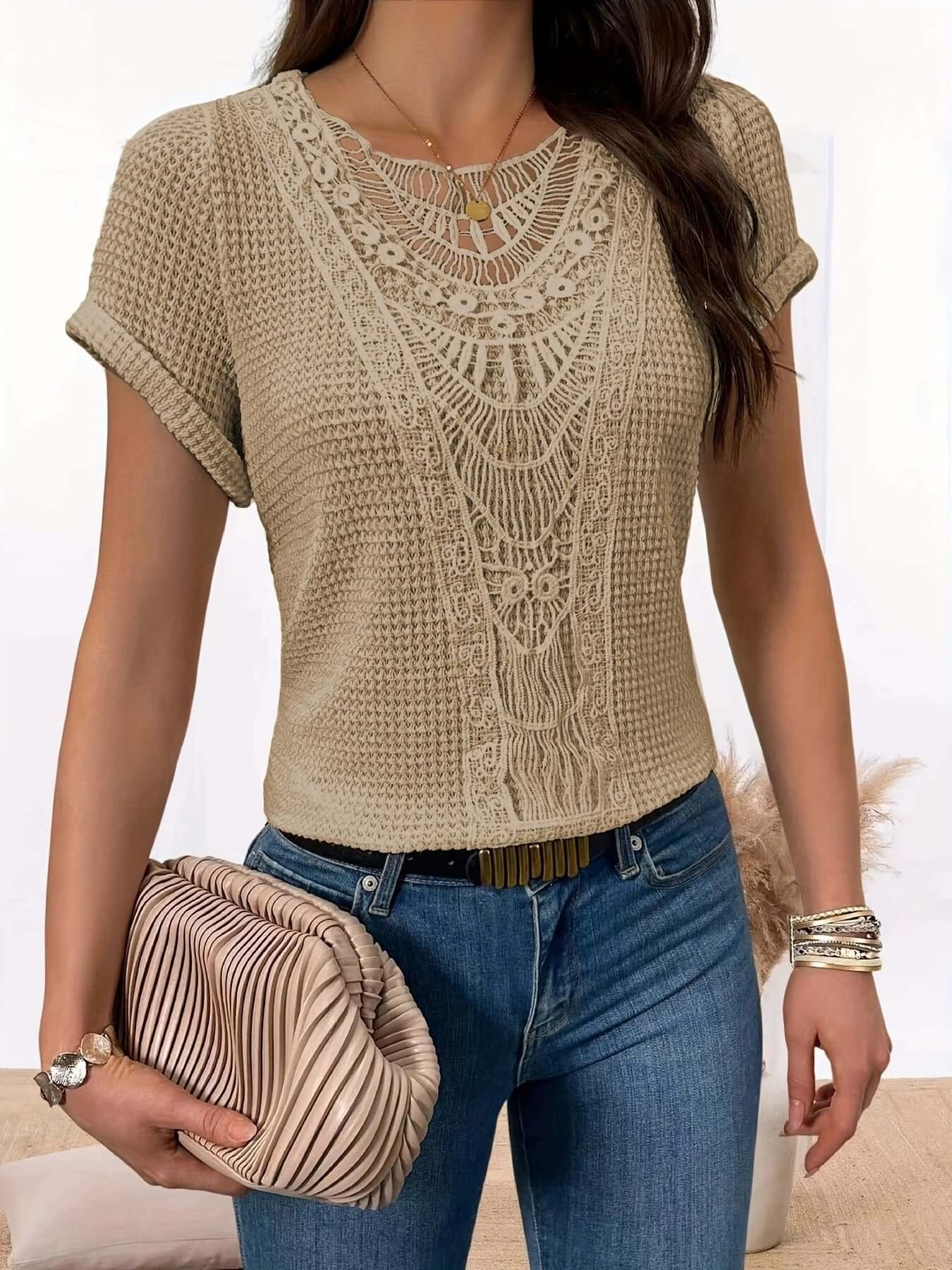 Unique Design stylish and Beautiful Short-sleeved T-shirt