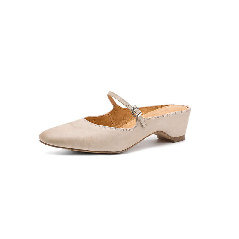 Ladies MaryJane open back shoes