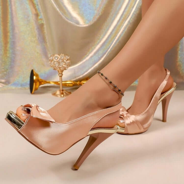 Women ultra- high heel stiletto sandals