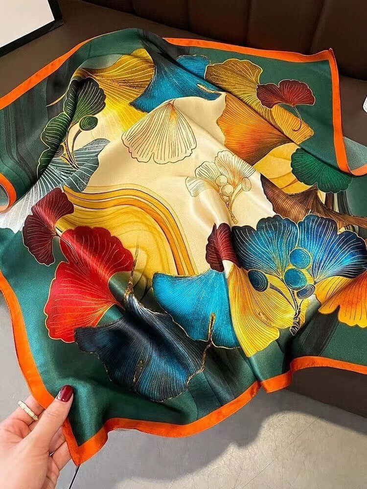 Women's Silk Scarf Sun-protective