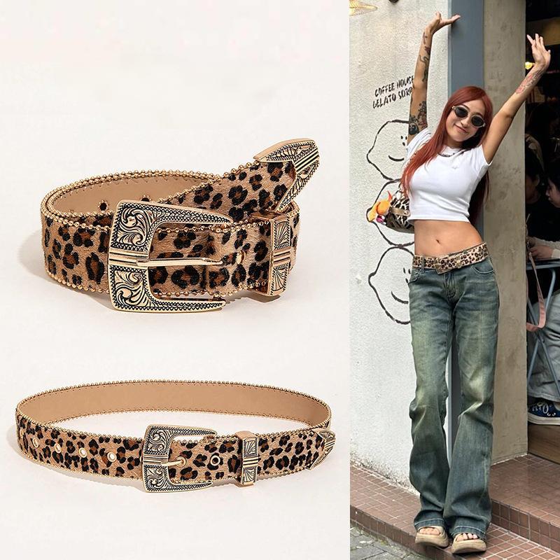 Women's Leopard-Print Versatile Sassy Waist Belt