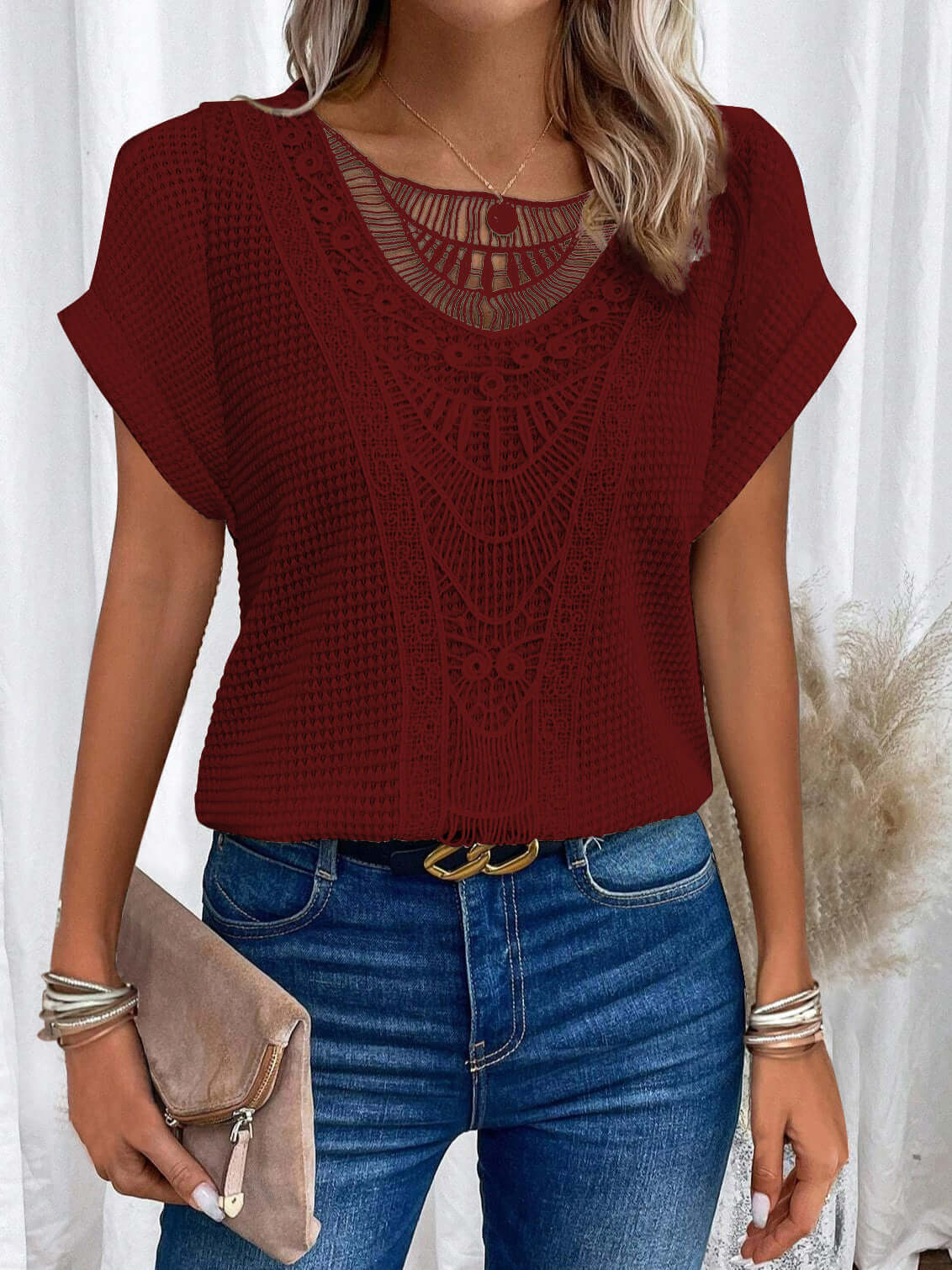 Unique Design stylish and Beautiful Short-sleeved T-shirt