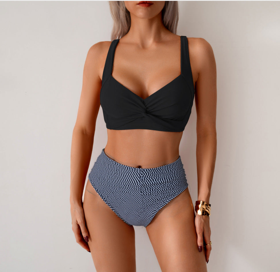 Swimwear Women's Sexy High Waist Split Swimsuit