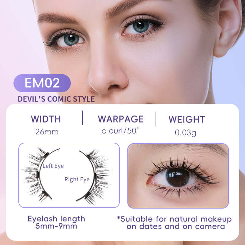 Natural Eyelashes Magnetic Suction