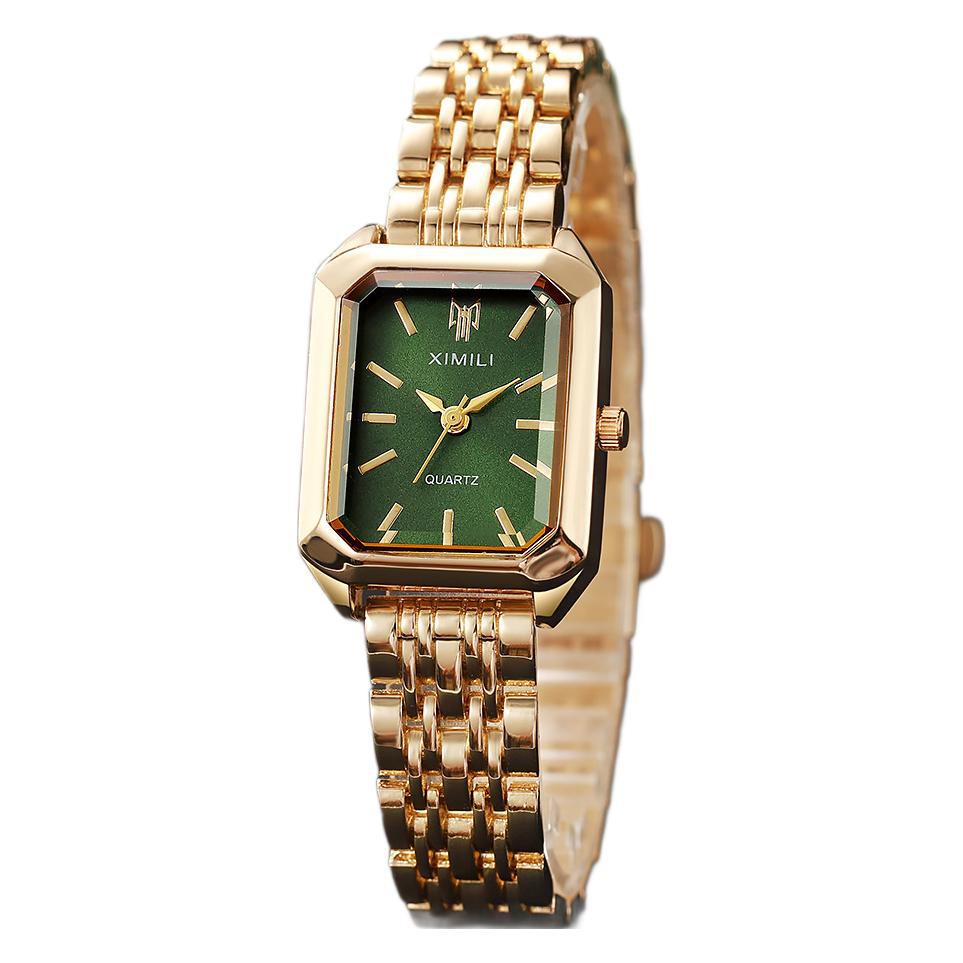 Sleek, Versatile Square Watch Heart-shaped Bracelet