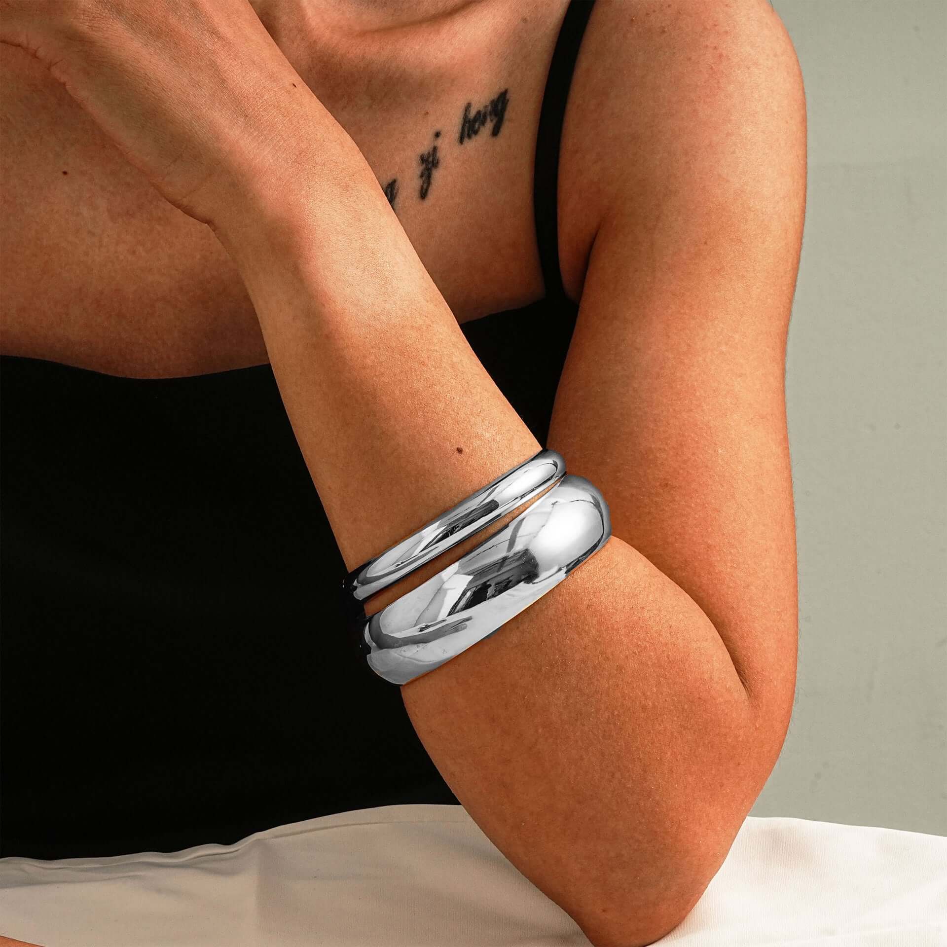 Fashionable Wide-band Multi-layer Bracelet