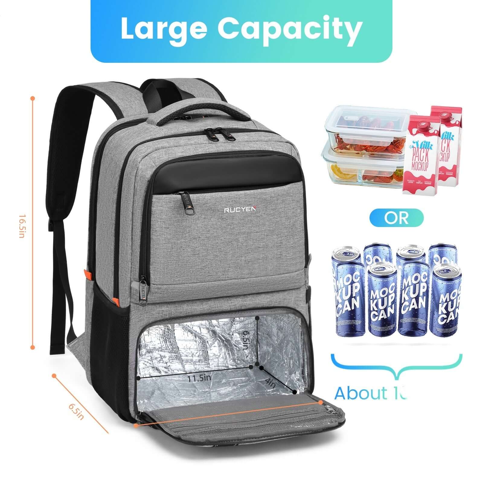 Women's Insulated Backpack — Stylish Functional Everyday Bag