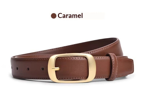 Fashionable Decorative Jeans Belt Made Of Cowhide