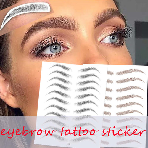 Eyebrow Tattoo Sticker Waterproof Cosmetics Long Lasting Makeup False Eyebrows Stickers
