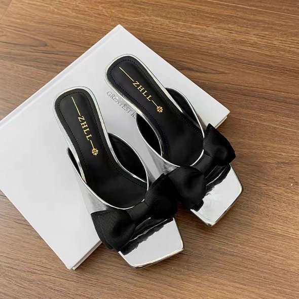 Women Butterfly bow slippers