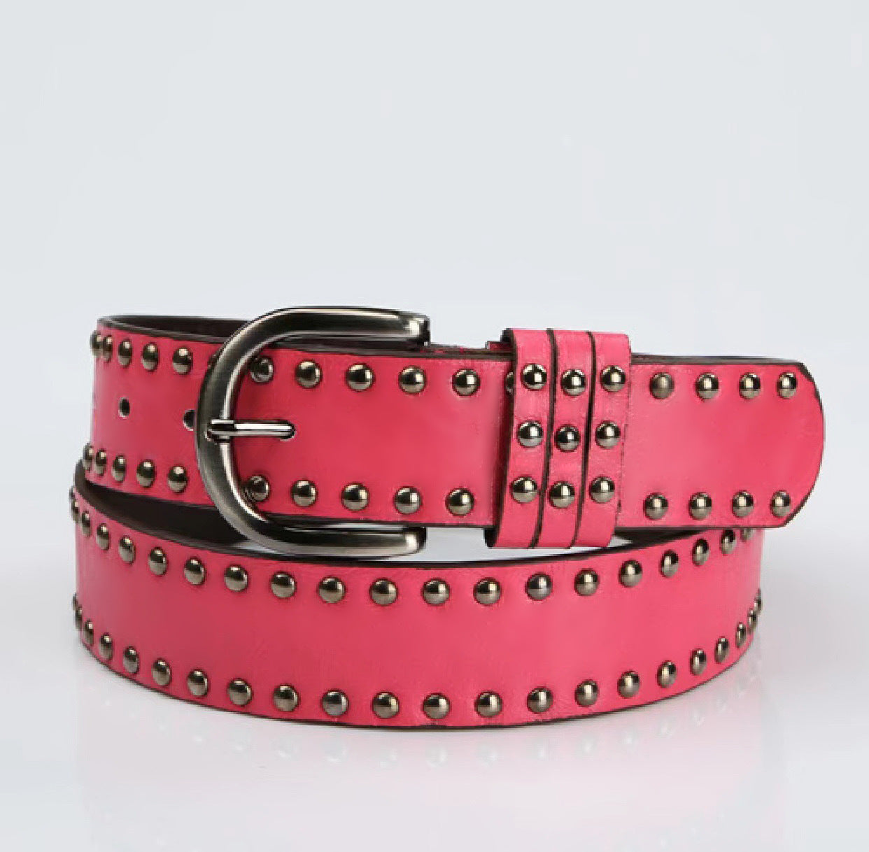 Women's Soft-leather Belt with Pin Buckle
