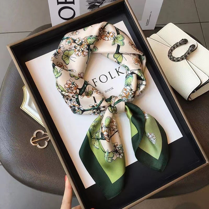 Women's Silk Scarf Sun-protective