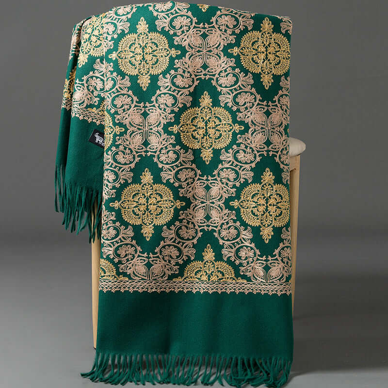 Women's Crown-Embroidered Versatile Scarf