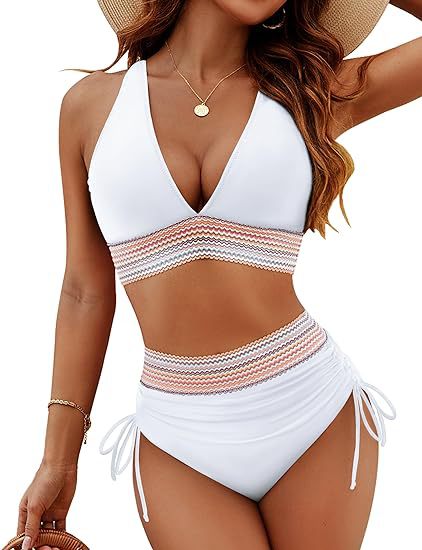 Women's Fashion High Waist Bikini Split Suit